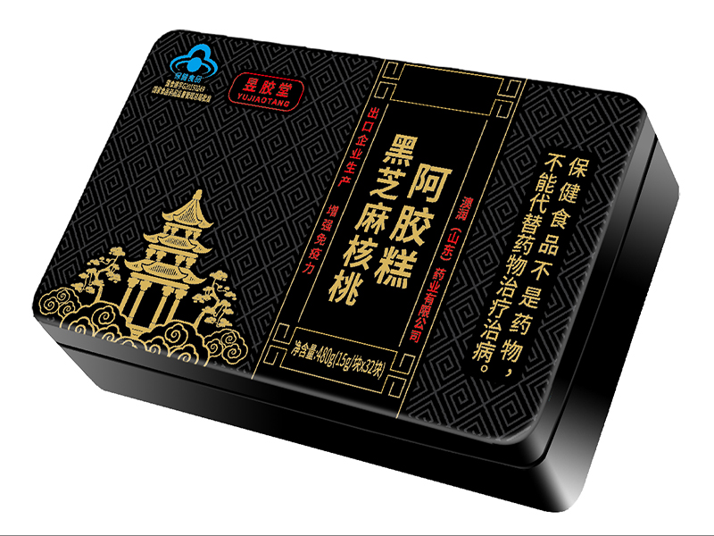 黑芝麻核桃阿膠糕